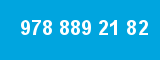 978 889 21 82 978 889 21 82
